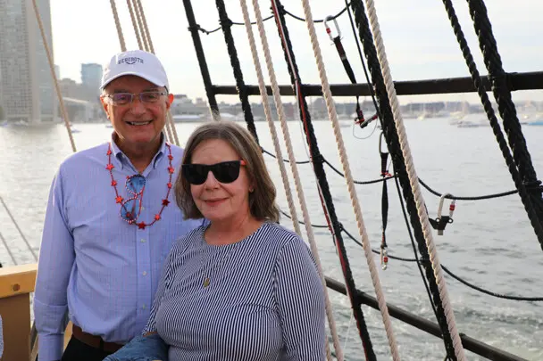 Guest couple mayflower reception boston