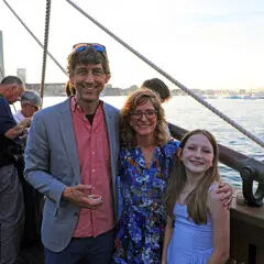 Guest family sunset reception mayflower boston