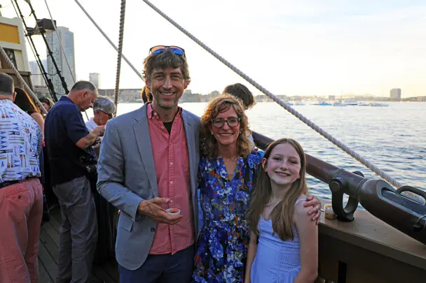 Guest family sunset reception mayflower boston