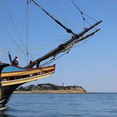 Mayflower bow crew lighthouse