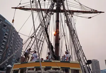 Sail boston 2026 sunset sail boston crew city skyline