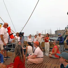 Sail boston 2026 sunset sail boston guests safety briefing