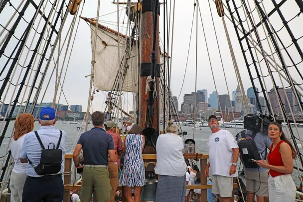 Sail boston 2026 sunset sail boston guests skyline