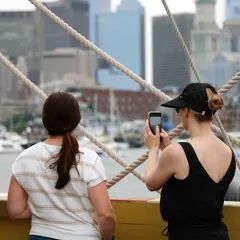 Sail boston 2026 sunset sail guests pictures from deck