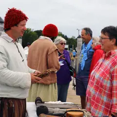 Shallop dartmouth wharf crew public education table