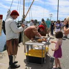 Shallop westport wharf education table kid crew
