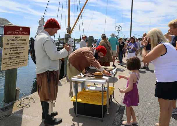 Shallop westport wharf education table kid crew