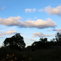 The Fort/Meeting House at dusk.