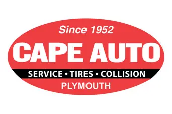 cape auto since 1952 service tires collision plymouth logo
