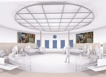 Circular gallery rendering