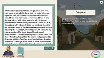 Activity 4 Tralated screen